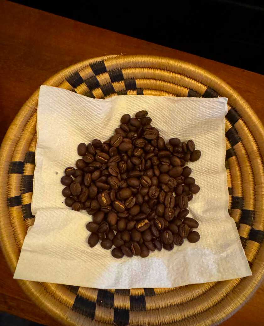 Ethiopian coffee cherries